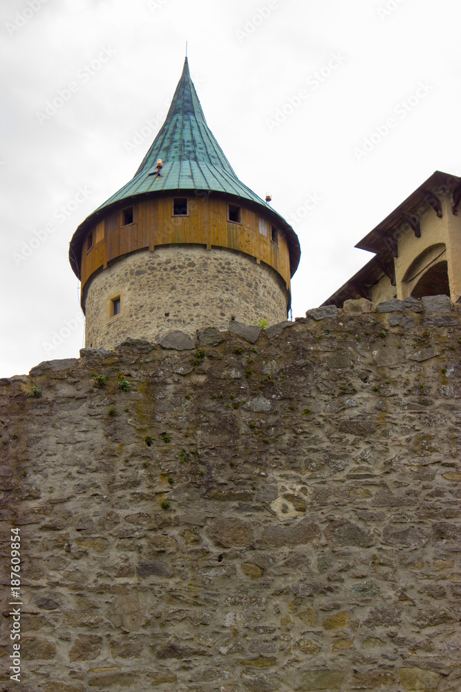 Castle tower of Kuneticka Hora Castle tower of Kuneticka Hora