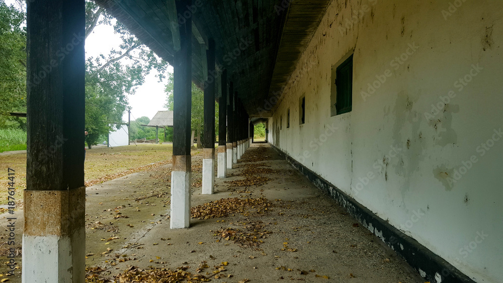 Obraz premium Delta Danube old factory