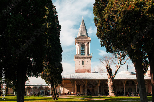 Tower of Justice of Topkapi Palace. Istanbul, Turkey.