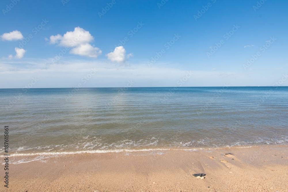 wave splashing on the sand beach at Koh Lanta Krabi Thailand wave splashing on the sand beach at Koh Lanta Krabi Thailand