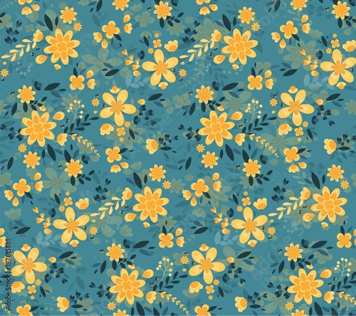 Seamless spring floral pattern