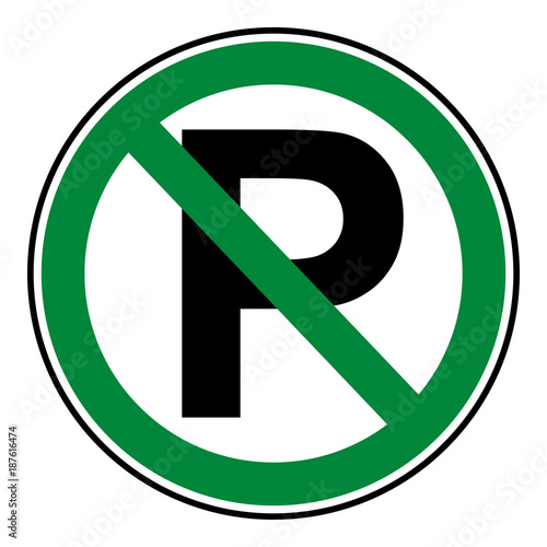 Verbotsschilder Icon - Parkverbot