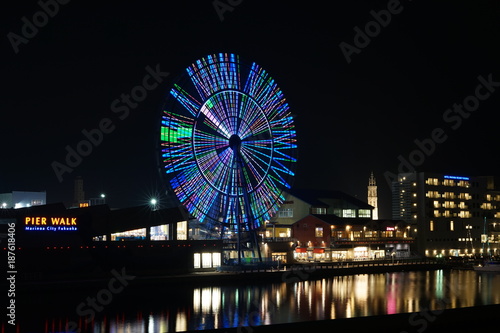 福岡西地区夜景風景