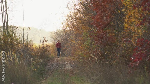 woman with a dog photo