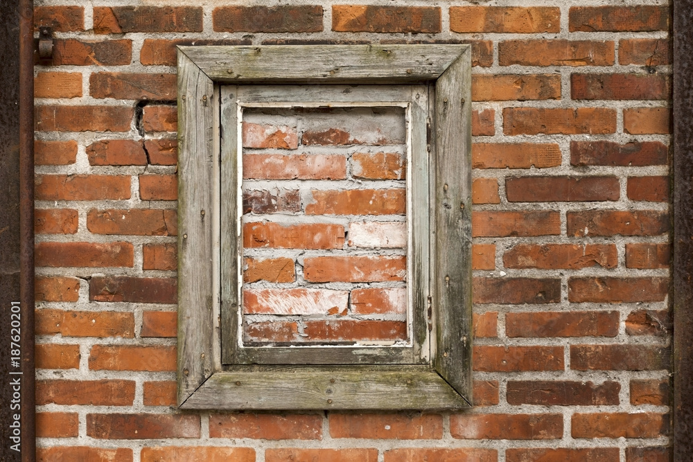Brick Wall with False Window Brick Wall with False Window