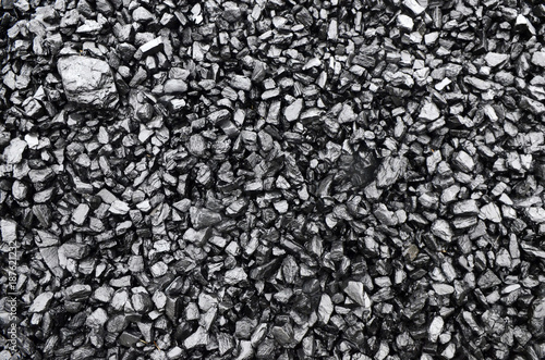 Pile of black coal