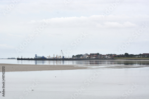 Canvas Print outflow of the sea