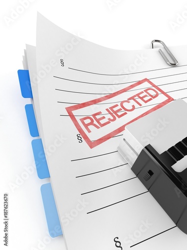 Canvastavla Rejected document
