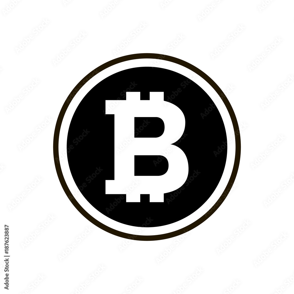 Bitcoin sign icon for internet money. Crypto currency symbol and coin image for using in web projects or mobile applications. Blockchain based secure cryptocurrency. Isolated vector illustration. Bitcoin sign icon for internet money. Crypto currency symbol and coin image for using in web projects or mobile applications. Blockchain based secure cryptocurrency. Isolated vector illustration.