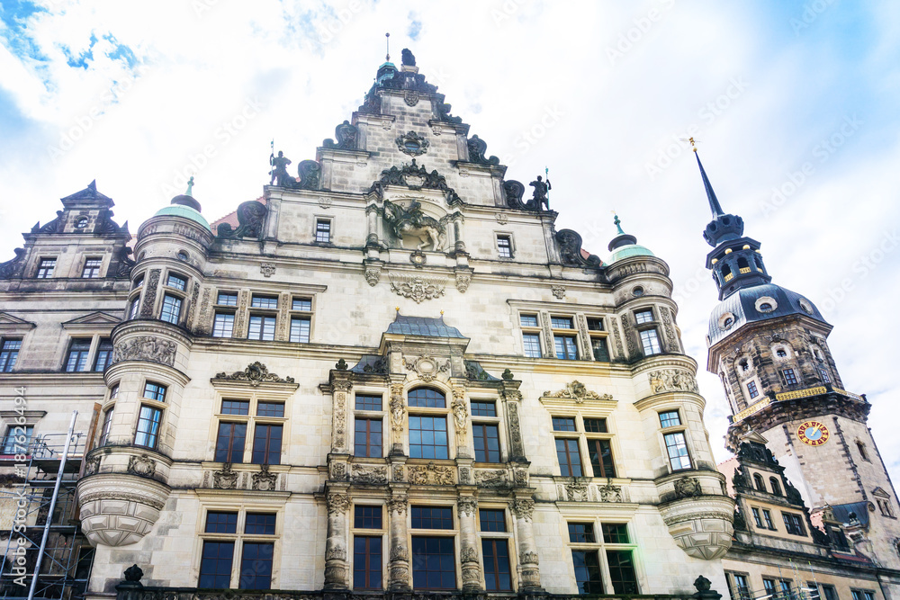 Fototapeta premium antique building view in Dresden, Germany