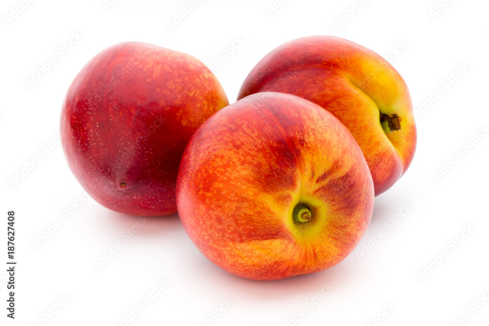 Peach. Fruit with isolated on white background. Peach. Fruit with isolated on white background.