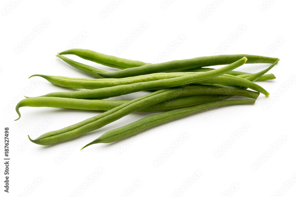 Green beans isolated on a white background. Green beans isolated on a white background.