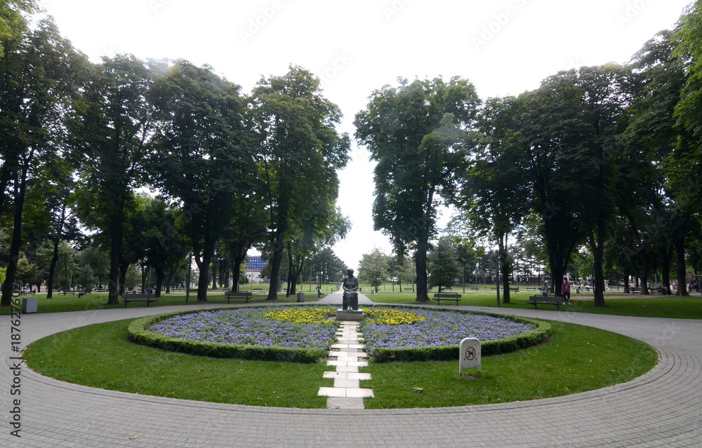 Fototapeta premium Beautiful colorful park