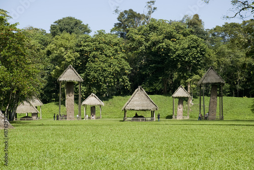 Quirigua Mayan archaeological Site on Guatemala. 400 D.C. It is located in the municipality of Los Amates, in the Department of Izabal.