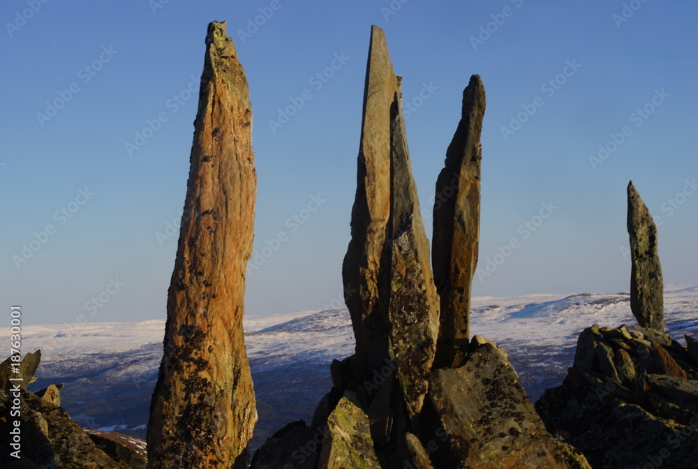 Stone towers