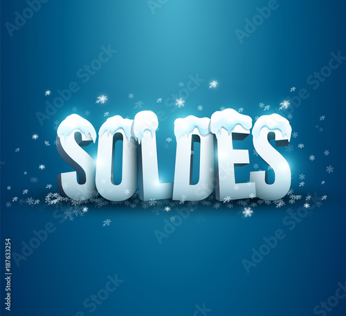 Obraz na płótnie Soldes d’hiver w salonie