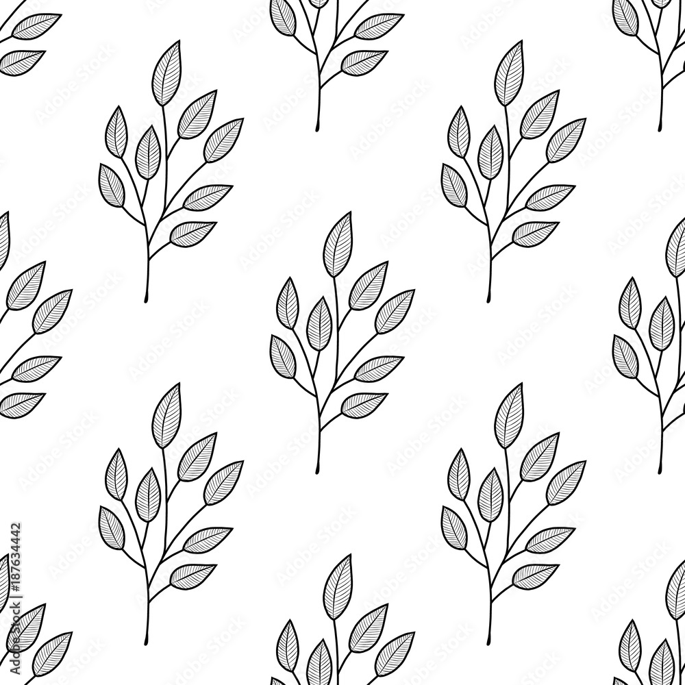 Seamless plant pattern Seamless plant pattern