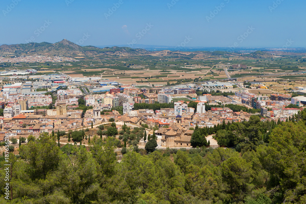 View over Xativa town