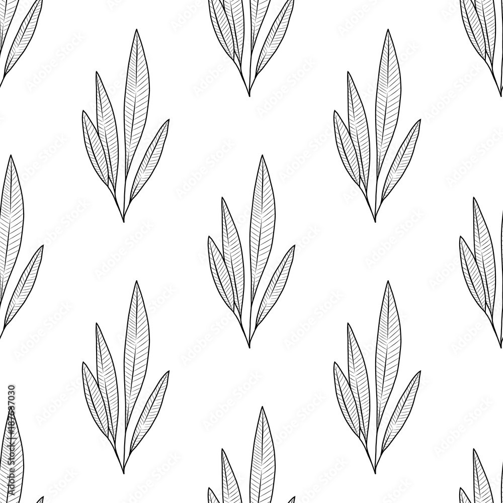 Seamless plant pattern Seamless plant pattern