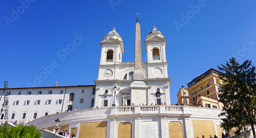 The Trinita dei Monti in Rome, Italy