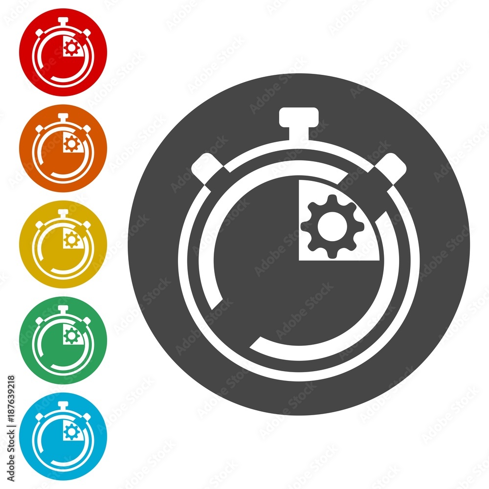 Time management icon for startup business, Time Management icon Time management icon for startup business, Time Management icon