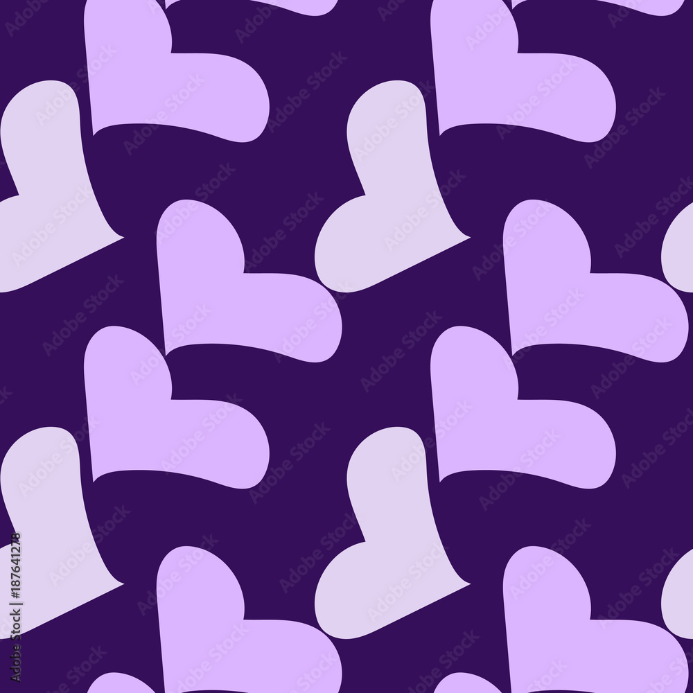 Cute doodle style hearts seamless vector pattern. Valentine's Day Cute doodle style hearts seamless vector pattern. Valentine's Day