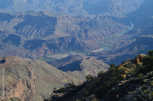 Fototapeta Naklejka Na Ścianę i Meble -  Grand Canyon Of The Colorado River. Geological formations. June 23, 2017. Grand Canyon, Arizona, USA. EEUU.