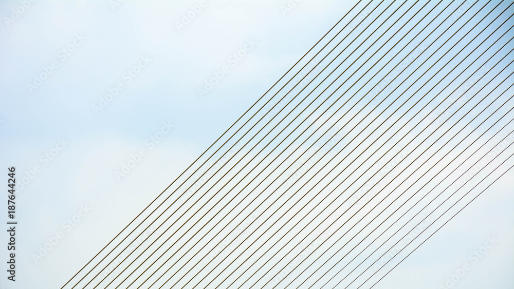 pattern of wire rope at suspension bridge - abstract background pattern of wire rope at suspension bridge - abstract background