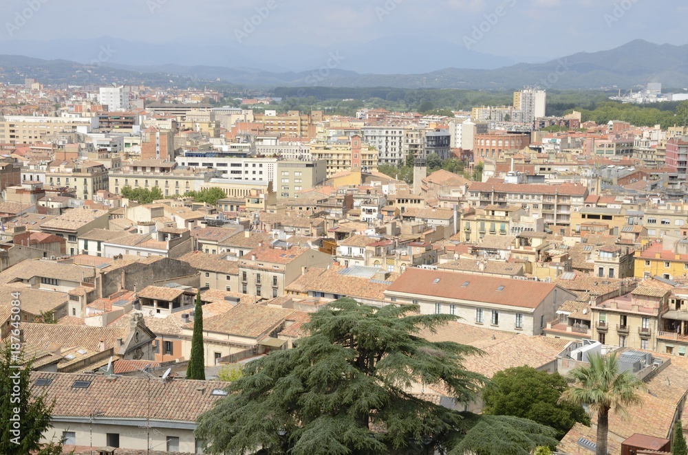 Sight of Girona, Catalonia, Spain