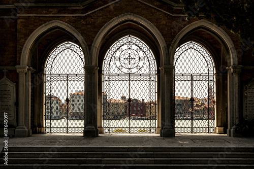 graveyard gate of venice italy  most beautiful view you can gat on venice