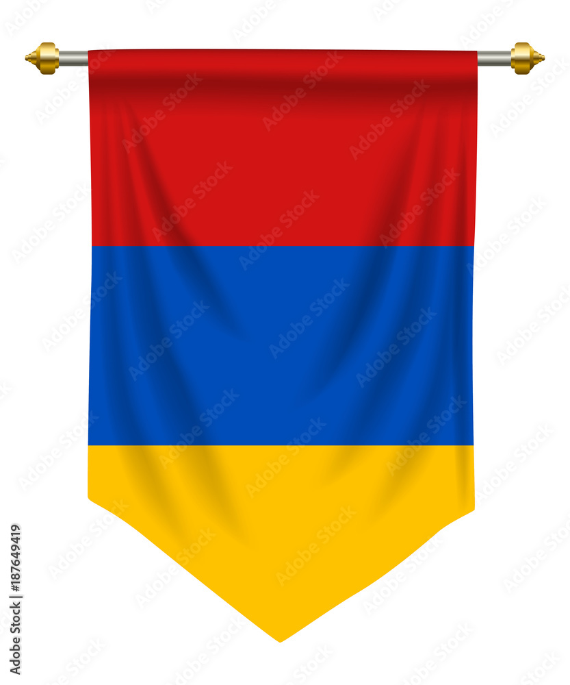 Naklejka premium Armenia Pennant