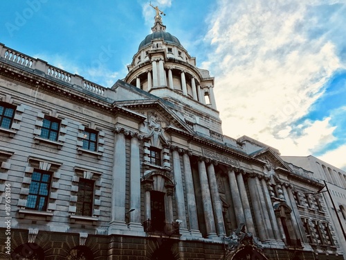 Photos View of the Dome of the Central Criminal Court building and commonly known as Ol