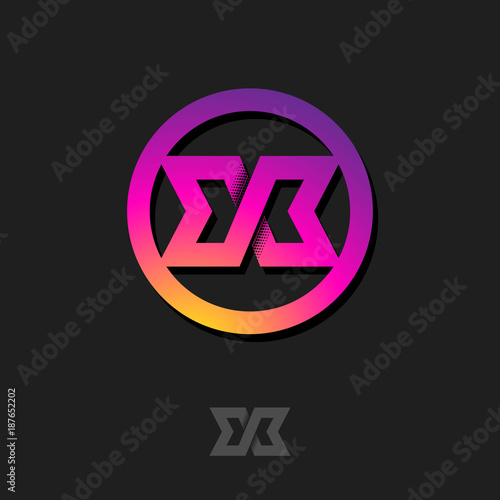 X Letter. X monogram. Logo or icon design. Web, digital, sport, network, communication icon. Technology logo.