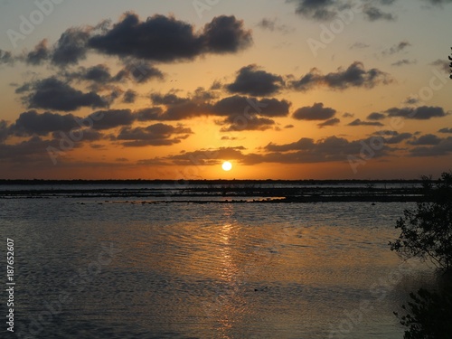 Sonnenuntergang in Santa Lucia, Kuba, Karibik