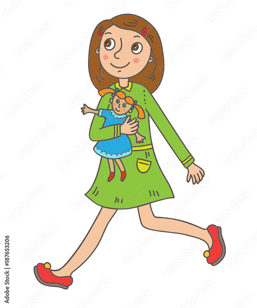 Girl with a doll Girl with a doll