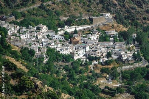 White Andalusian village of Pampaneira in Spain