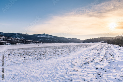 Snowy landscape near Budapest © Krisztin