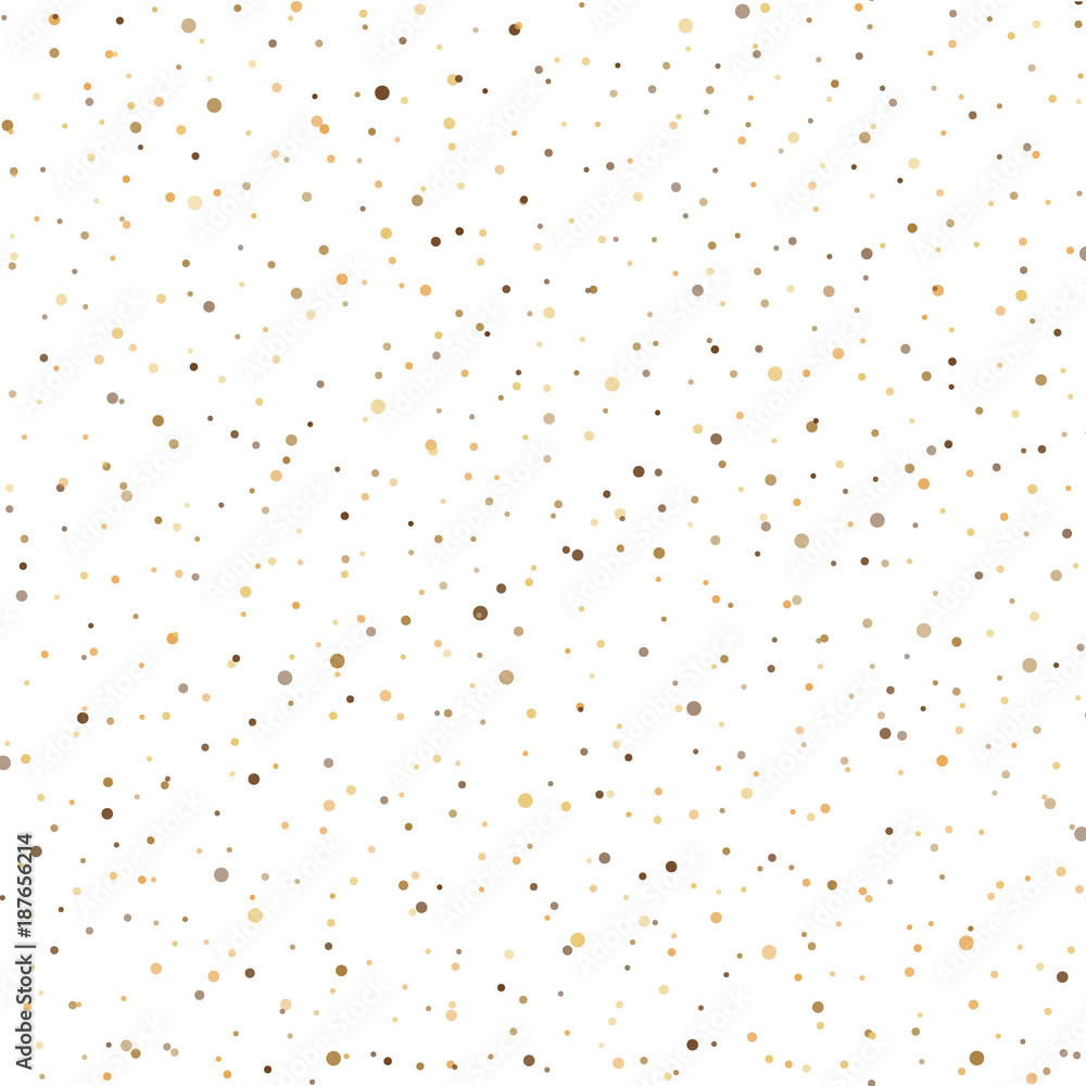 Seamless pattern with gold sparkles on white background. Vector Seamless pattern with gold sparkles on white background. Vector