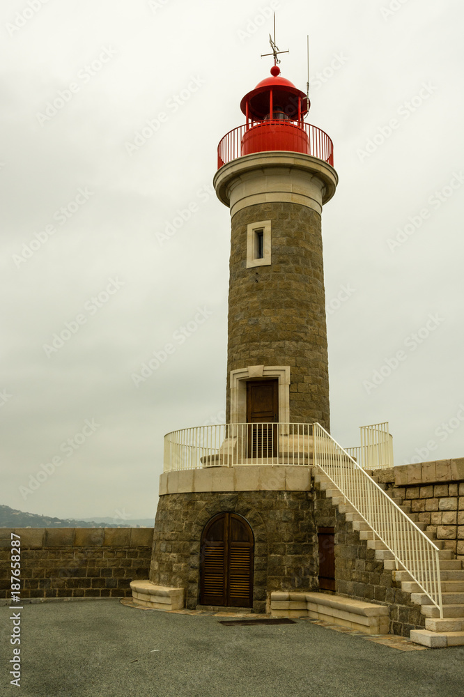 Old lighthouse in Saint Tropez