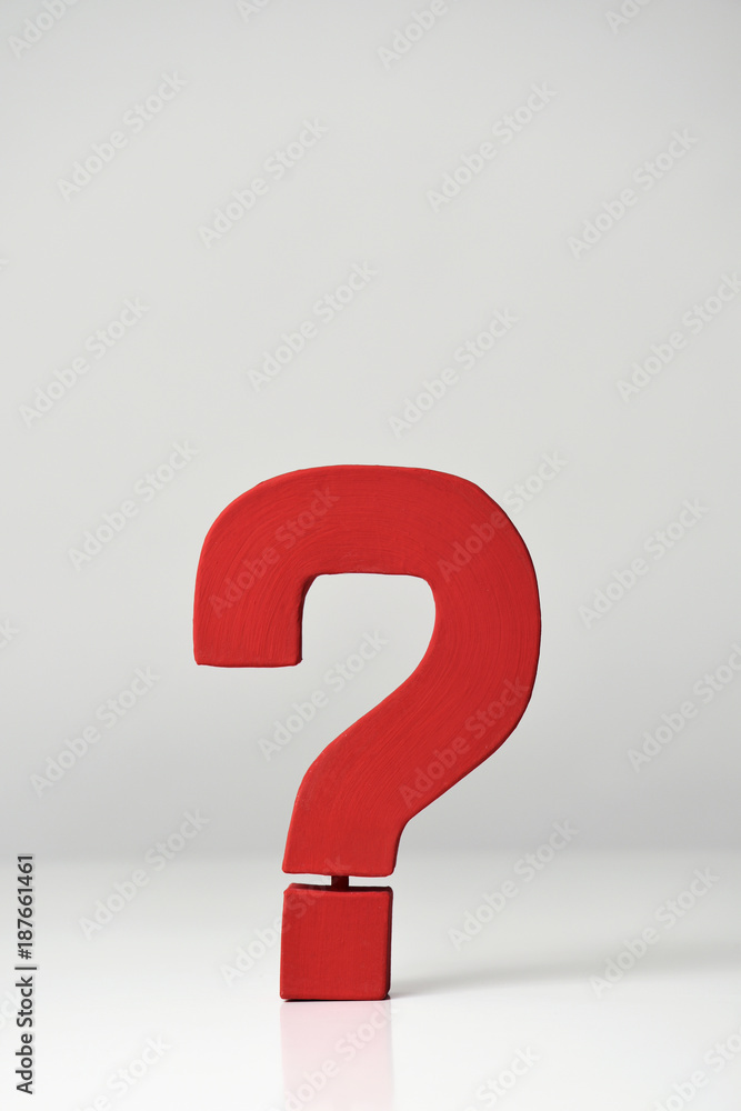 red three-dimensional question mark red three-dimensional question mark
