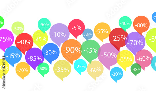 Offers (discount) tags on white, stock vector illustration