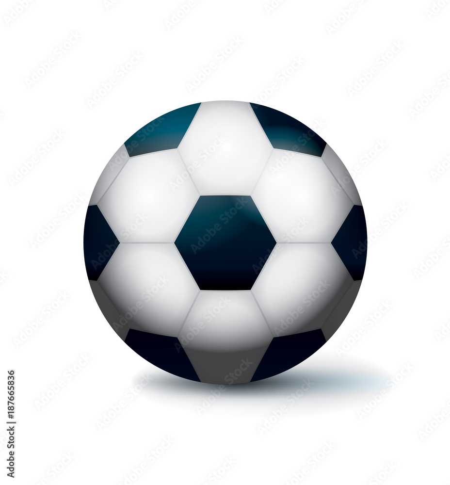 Isolated Soccer Football Ball Illustration Isolated Soccer Football Ball Illustration