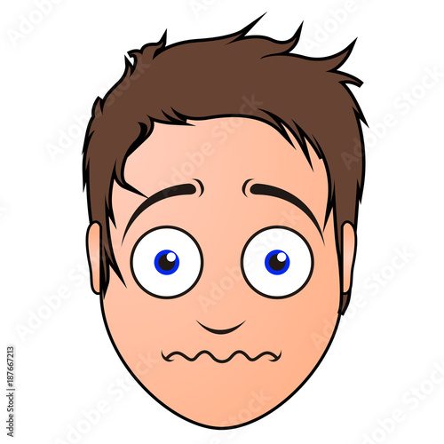 Wallpaper Mural Nervous man avatar Torontodigital.ca