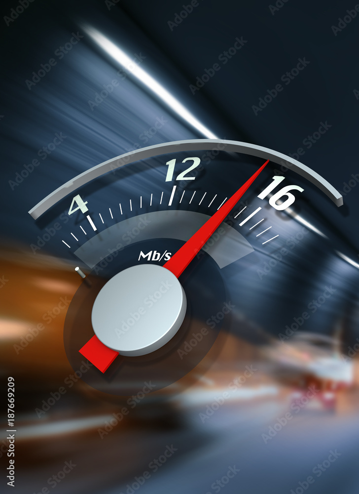 Speed arrow in the meter