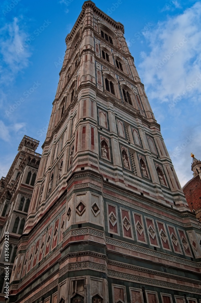 Tower of the Florence Cathedral in Florence, Italy