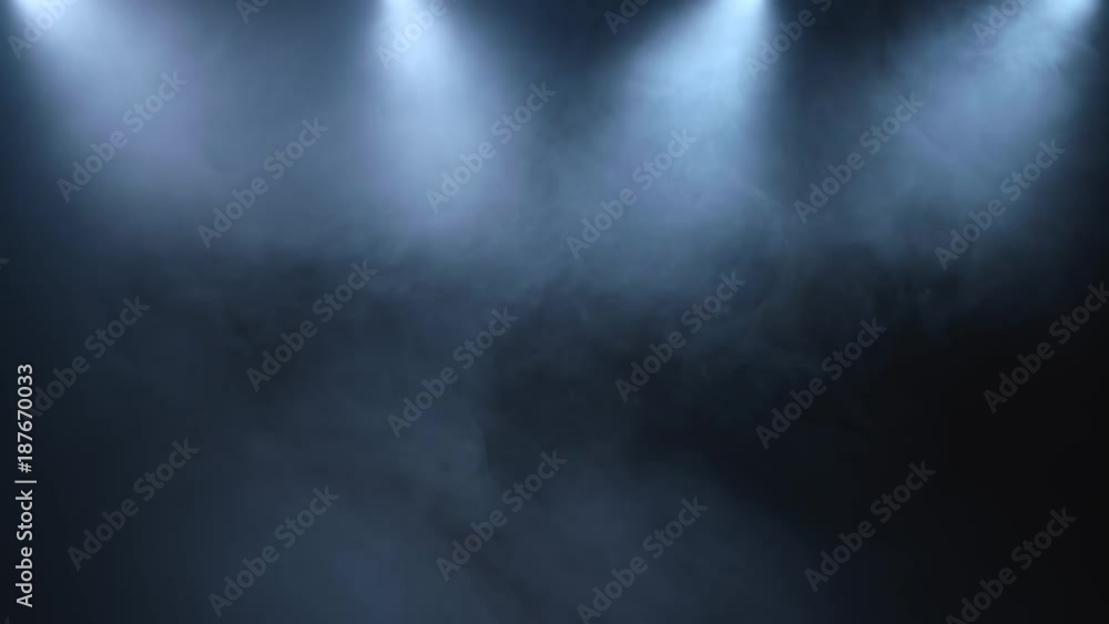Dispersion of smoke on a black background with low lighting fittings Dispersion of smoke on a black background with low lighting fittings