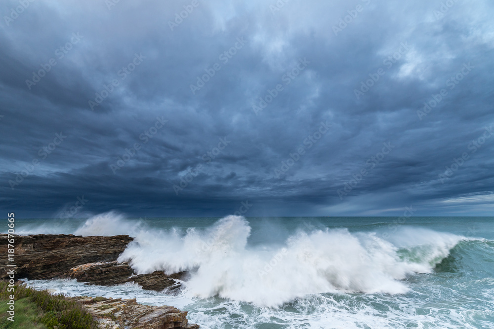 Spectacular swell in the Galician coast of Rinlo! Spectacular swell in the Galician coast of Rinlo!