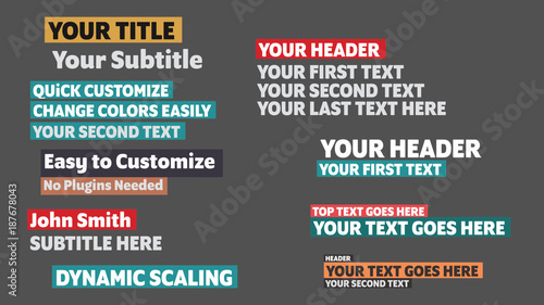 Tricolor Lower Thirds