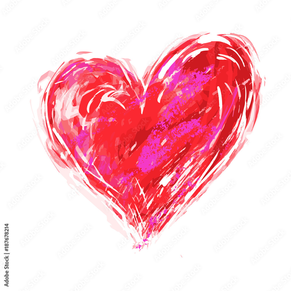 Happy Valentine's day lettering card. Vector illustration. Valentines Heart. Happy Valentine's day lettering card. Vector illustration. Valentines Heart.