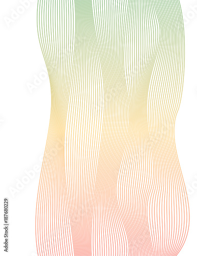 Wave Design element many parallel lines wavy form10